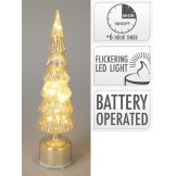 ALBERO VETRO SILVER LED 40CM2A